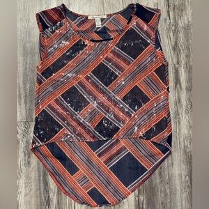 🌷3/$25 American Rag Geometric Sequin Blouse